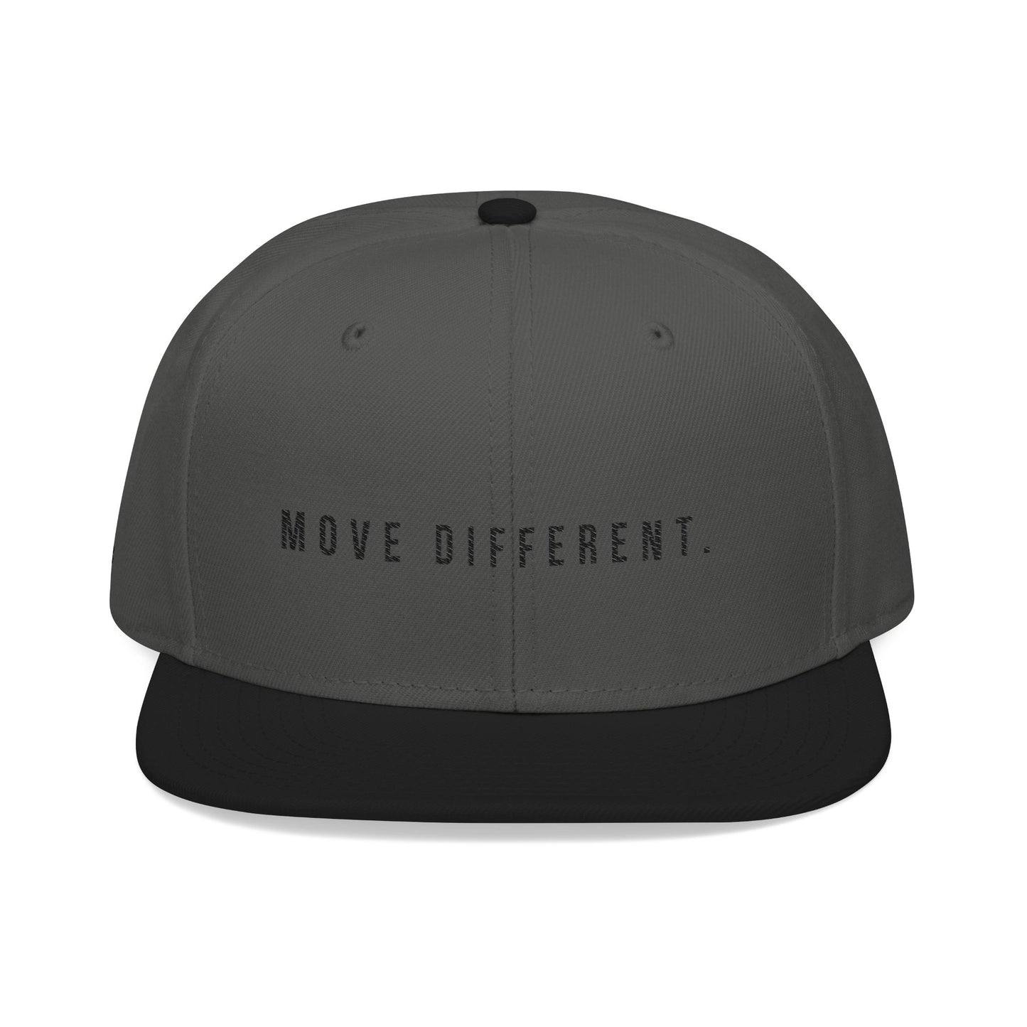 Embroidered 'Move Different' Snapback Hat