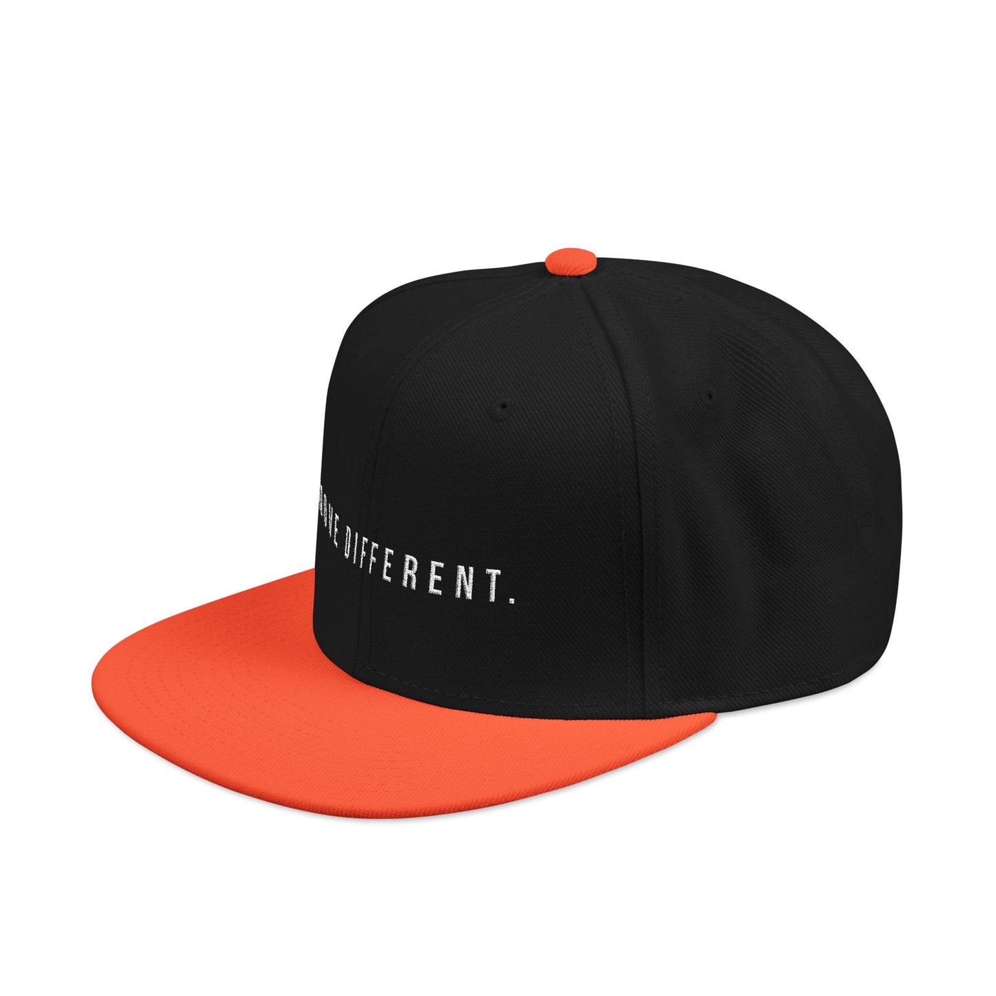 Embroidered 'Move Different' Snapback Hat - Dark edition