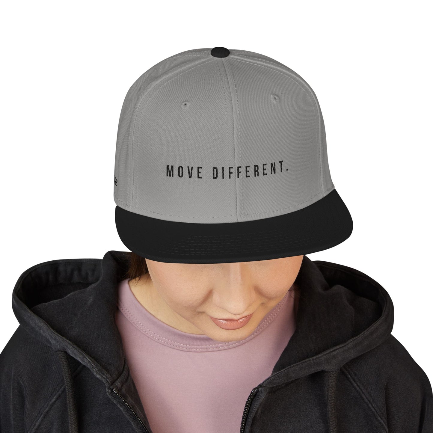 Embroidered 'Move Different' Snapback Hat